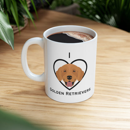 "I Love Golden Retrievers" Coffee Mug - Weave Got Gifts - Unique Gifts You Won’t Find Anywhere Else!