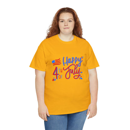 "Happy 4th Of July" T-Shirt - Weave Got Gifts - Unique Gifts You Won’t Find Anywhere Else!