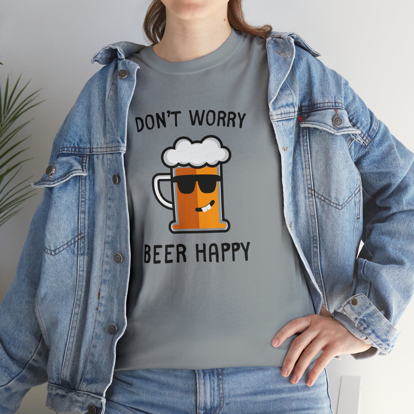 "Don't Worry, Beer Happy" T-Shirt - Weave Got Gifts - Unique Gifts You Won’t Find Anywhere Else!