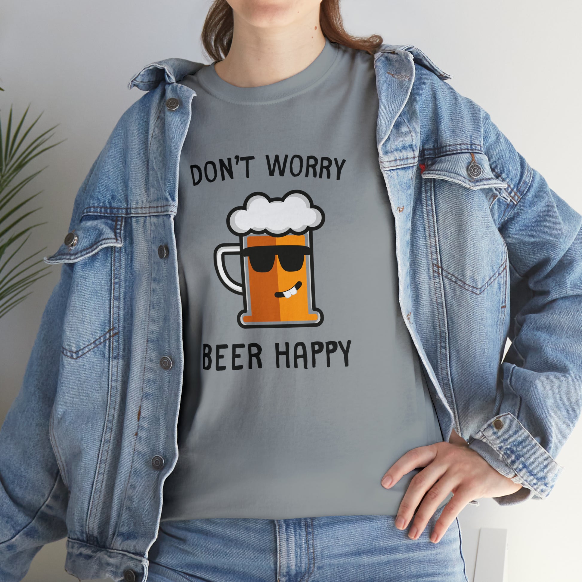 "Don't Worry, Beer Happy" T-Shirt - Weave Got Gifts - Unique Gifts You Won’t Find Anywhere Else!