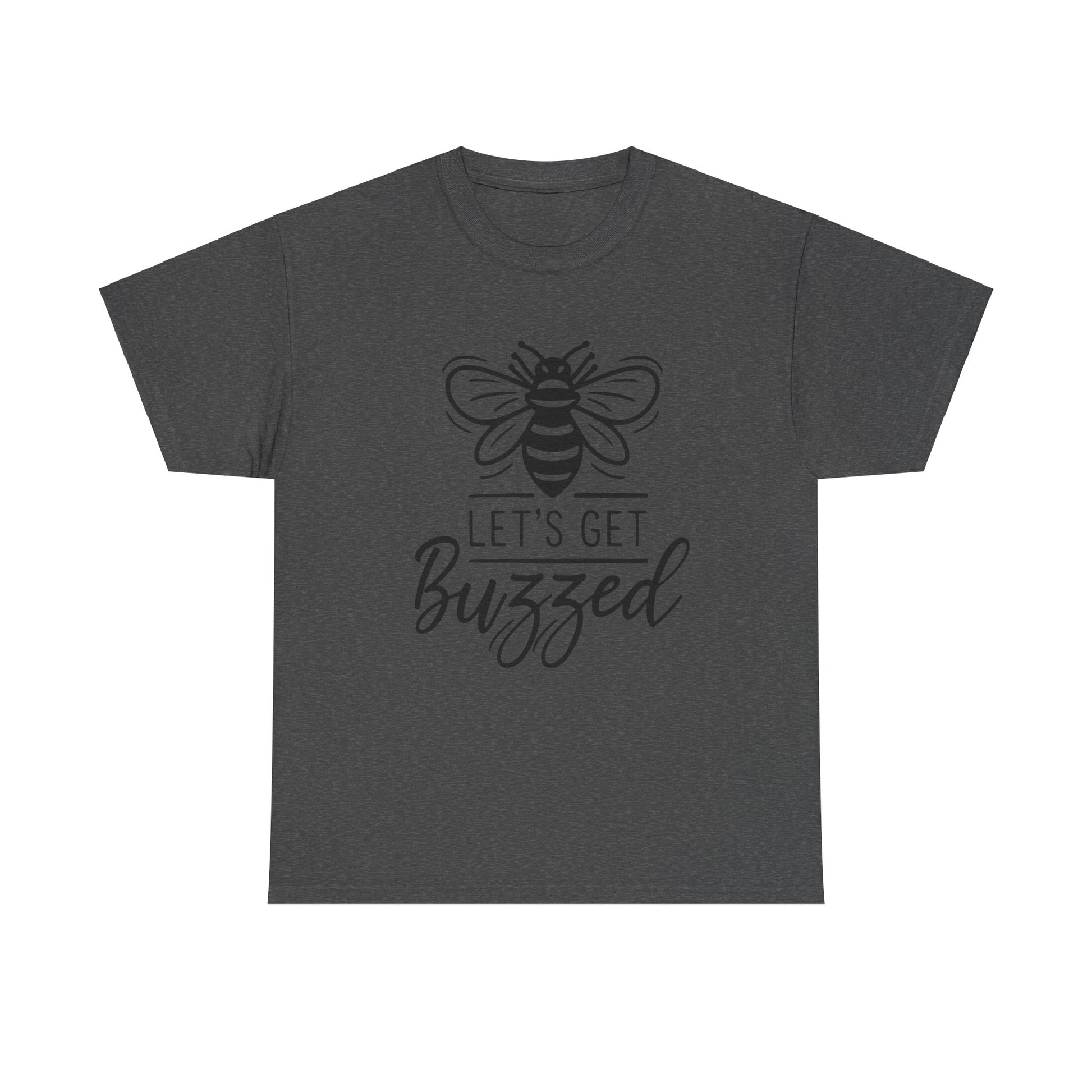 "Let's Get Buzzed Bee Graphic T-Shirt"