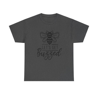 "Let's Get Buzzed Bee Graphic T-Shirt"