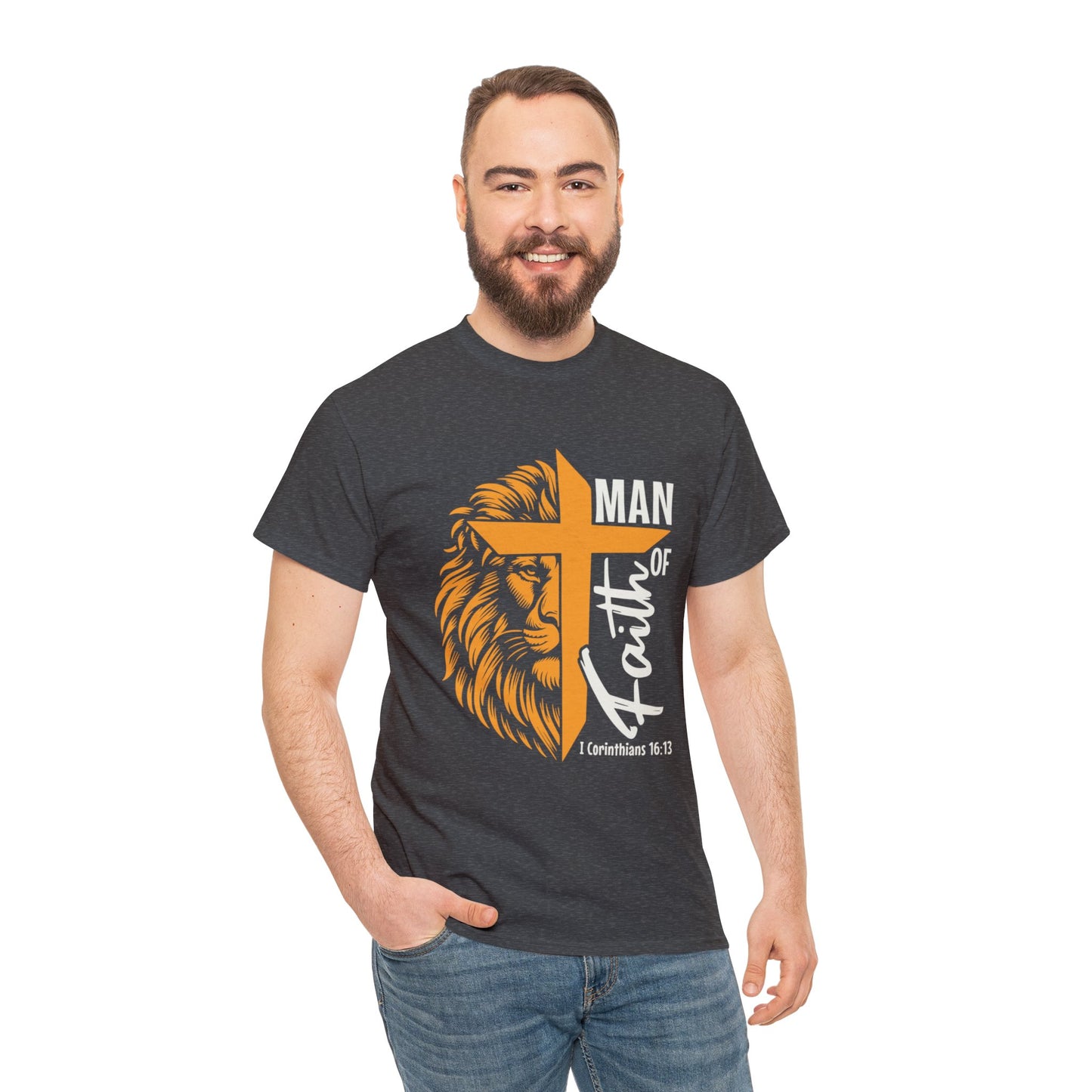 "Man Of Faith" T-Shirt - Weave Got Gifts - Unique Gifts You Won’t Find Anywhere Else!