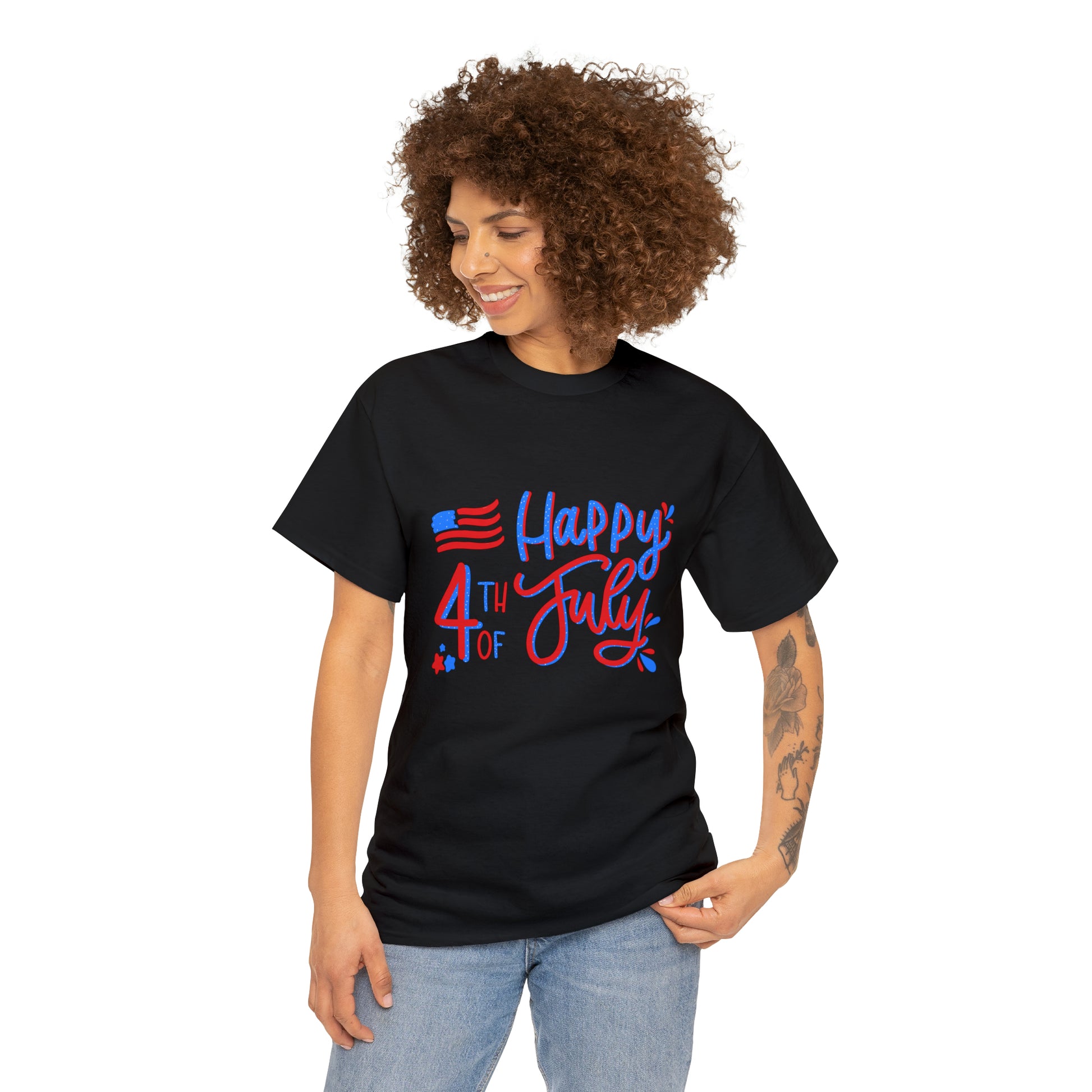 "Happy 4th Of July" T-Shirt - Weave Got Gifts - Unique Gifts You Won’t Find Anywhere Else!