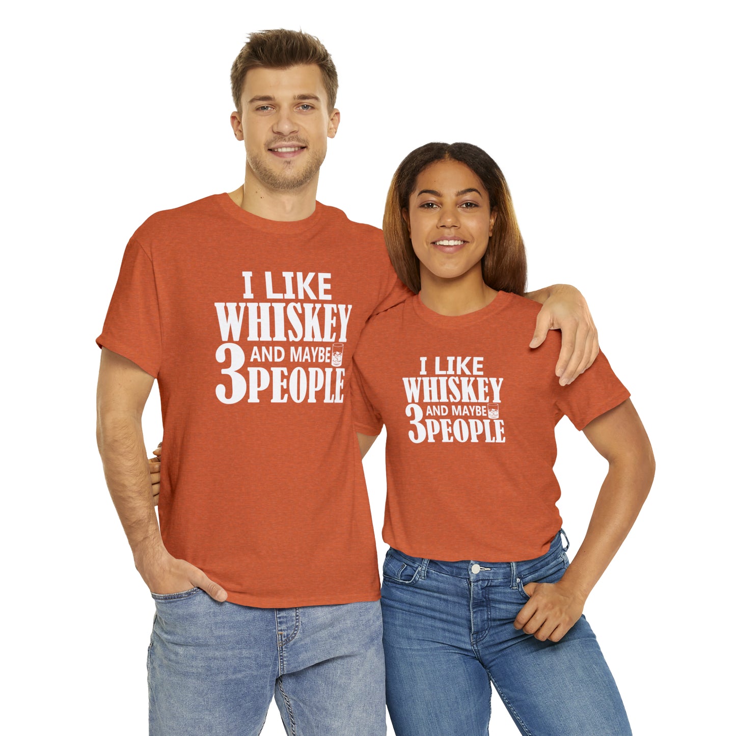 "I Like Whiskey & Like 3 People" T-Shirt - Weave Got Gifts - Unique Gifts You Won’t Find Anywhere Else!