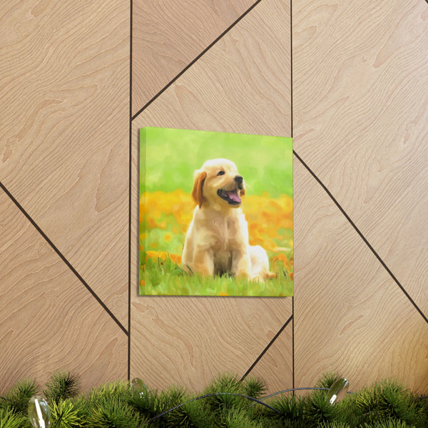 "Dog Painting Photo" Custom Wall Art - Weave Got Gifts - Unique Gifts You Won’t Find Anywhere Else!