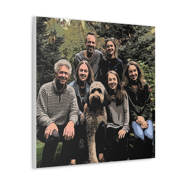 "Family Portrait" Custom Wall Art - Weave Got Gifts - Unique Gifts You Won’t Find Anywhere Else!