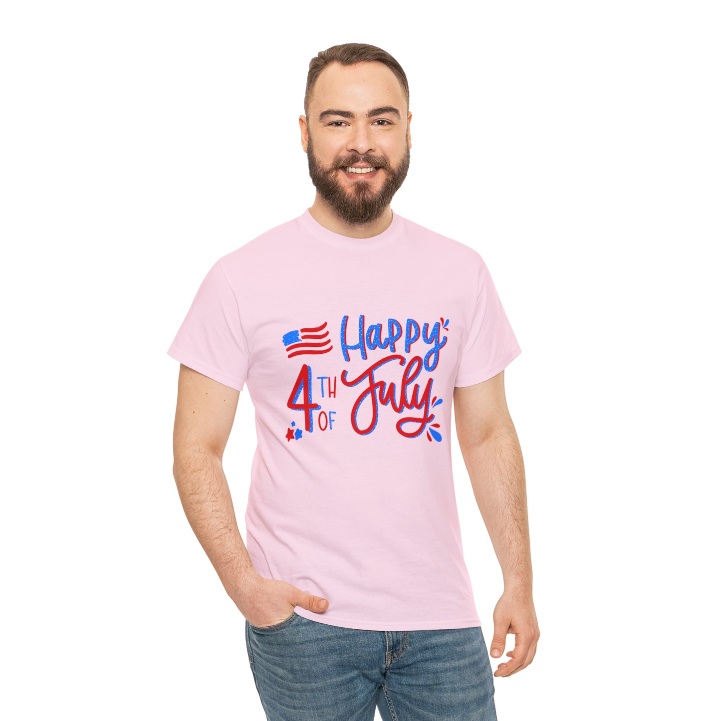 "Happy 4th Of July" T-Shirt - Weave Got Gifts - Unique Gifts You Won’t Find Anywhere Else!