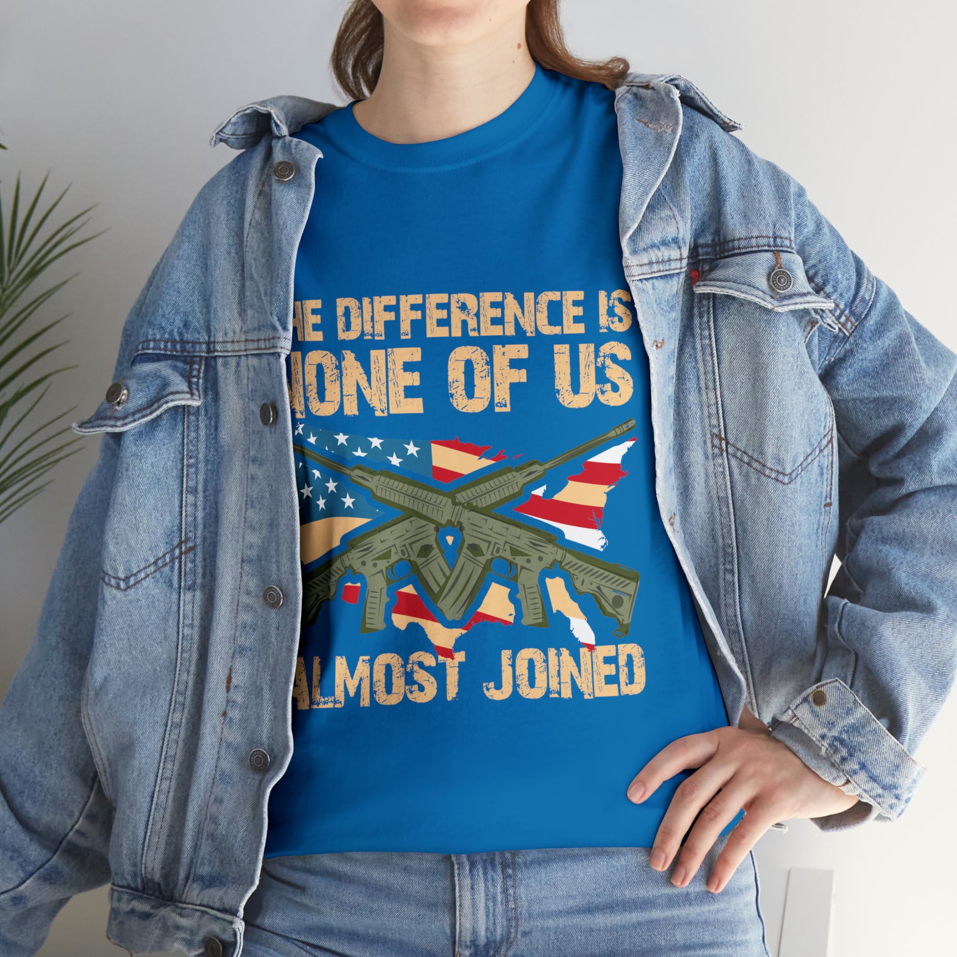 "None Of Us Almost Joined" Veteran T-Shirt - Weave Got Gifts - Unique Gifts You Won’t Find Anywhere Else!