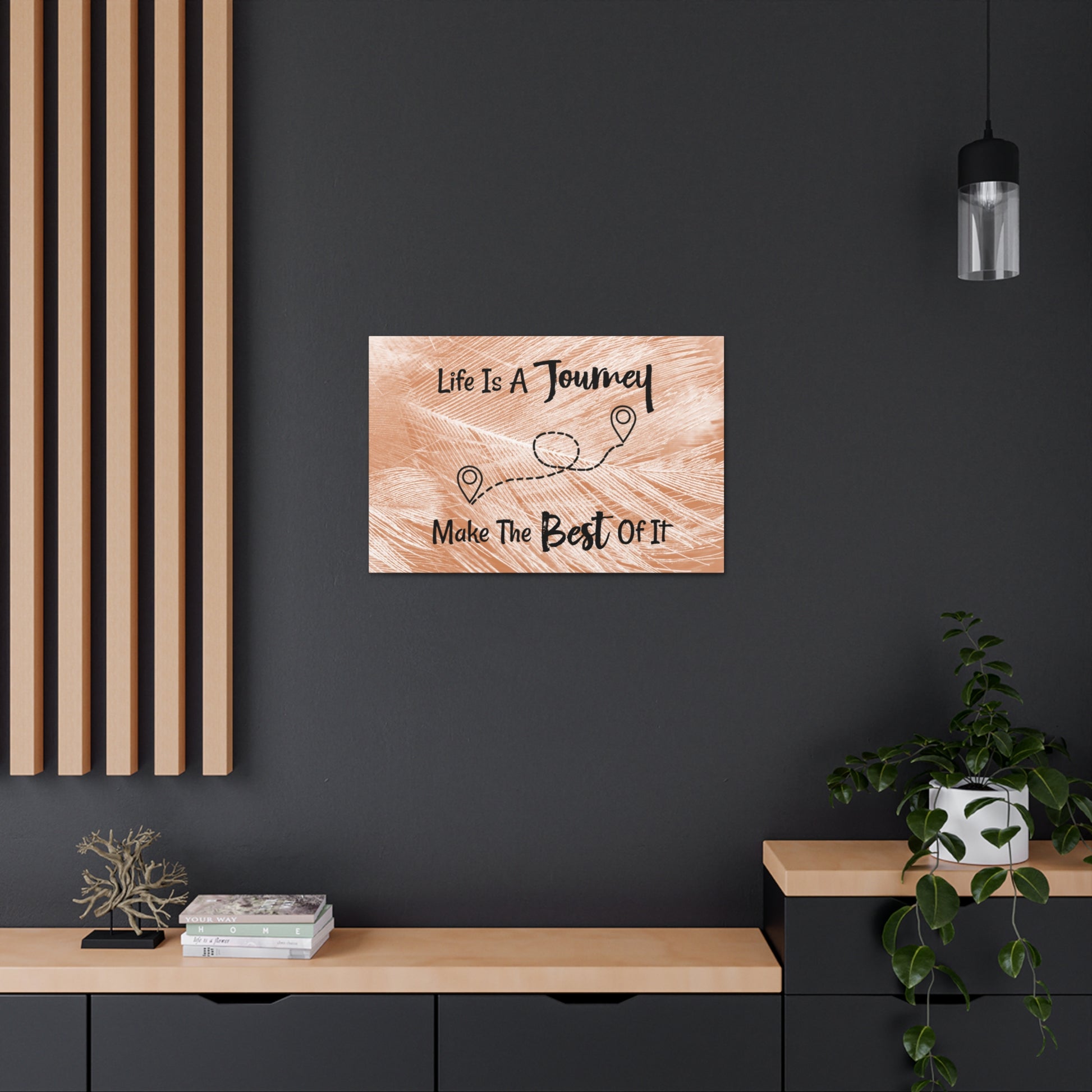 "Life Is A Journey, Make The Best Of It" Wall Art - Weave Got Gifts - Unique Gifts You Won’t Find Anywhere Else!