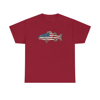 American Flag Fishing T-Shirt