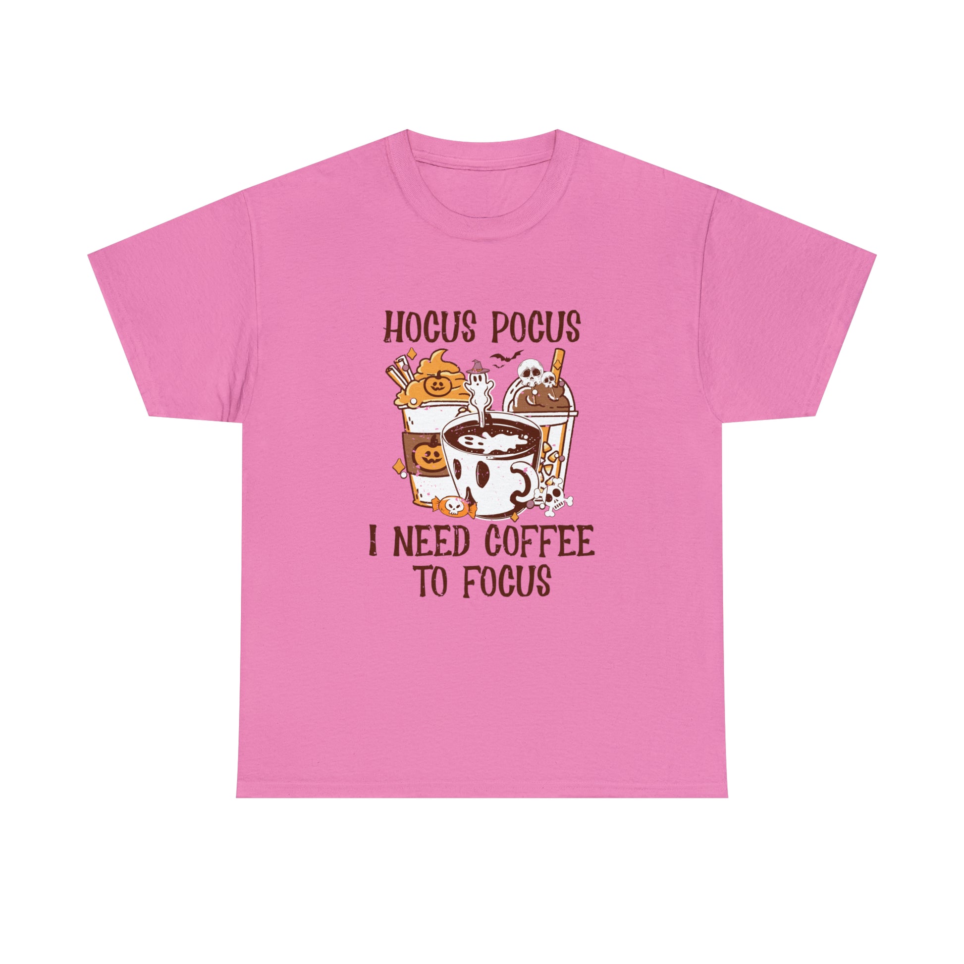 "Hocus Pocus, I Need Coffee To Focus" T-Shirt - Weave Got Gifts - Unique Gifts You Won’t Find Anywhere Else!