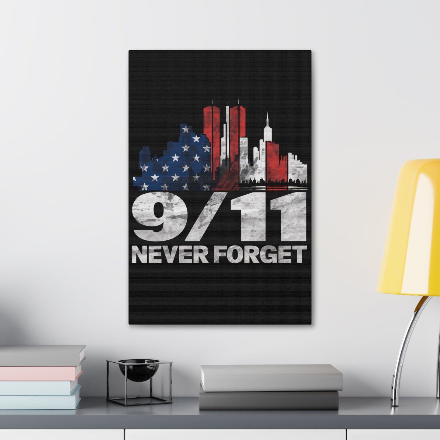 Never Forget 9/11: Canvas Wall Art