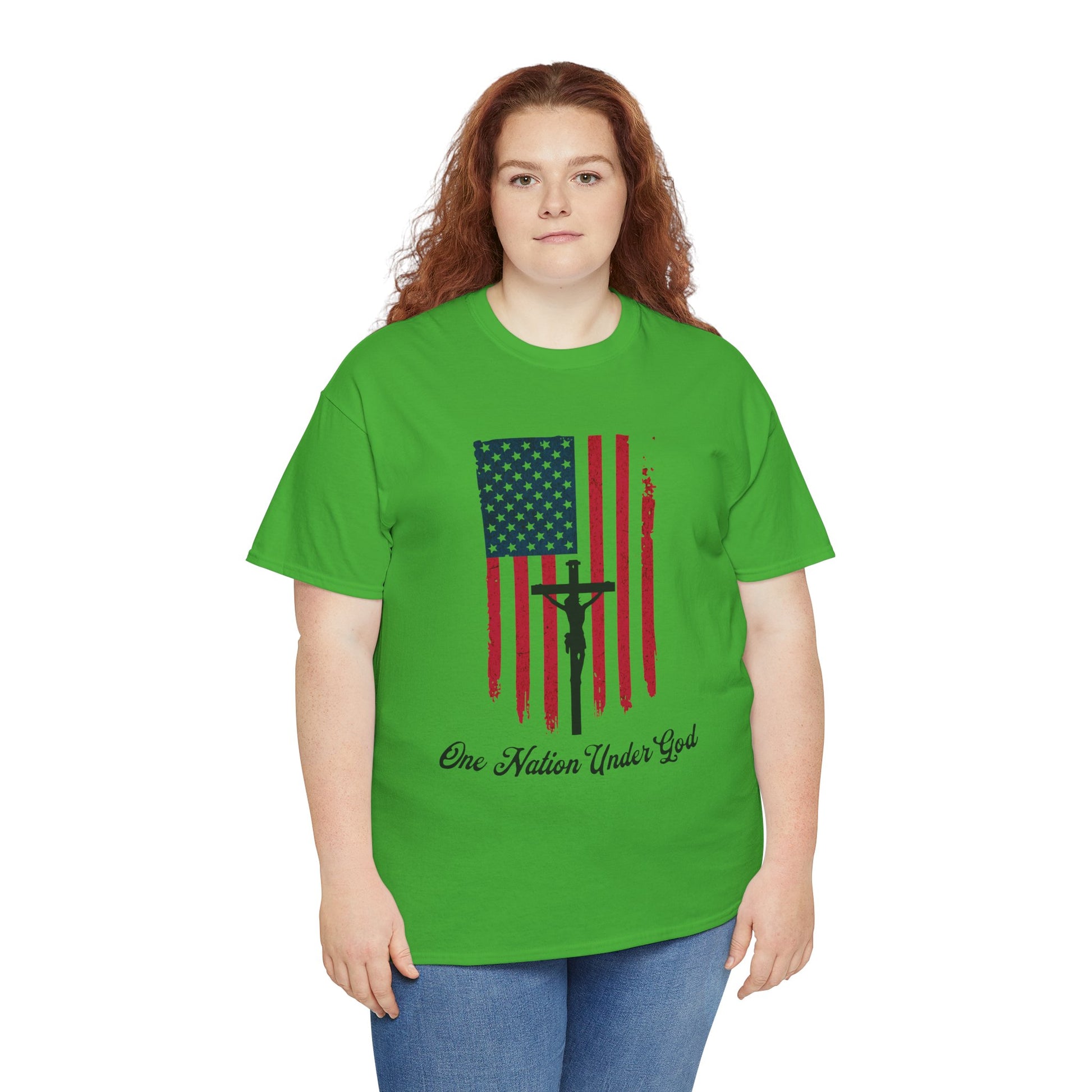 Comfortable pro Republican shirt with bold patriotic message
