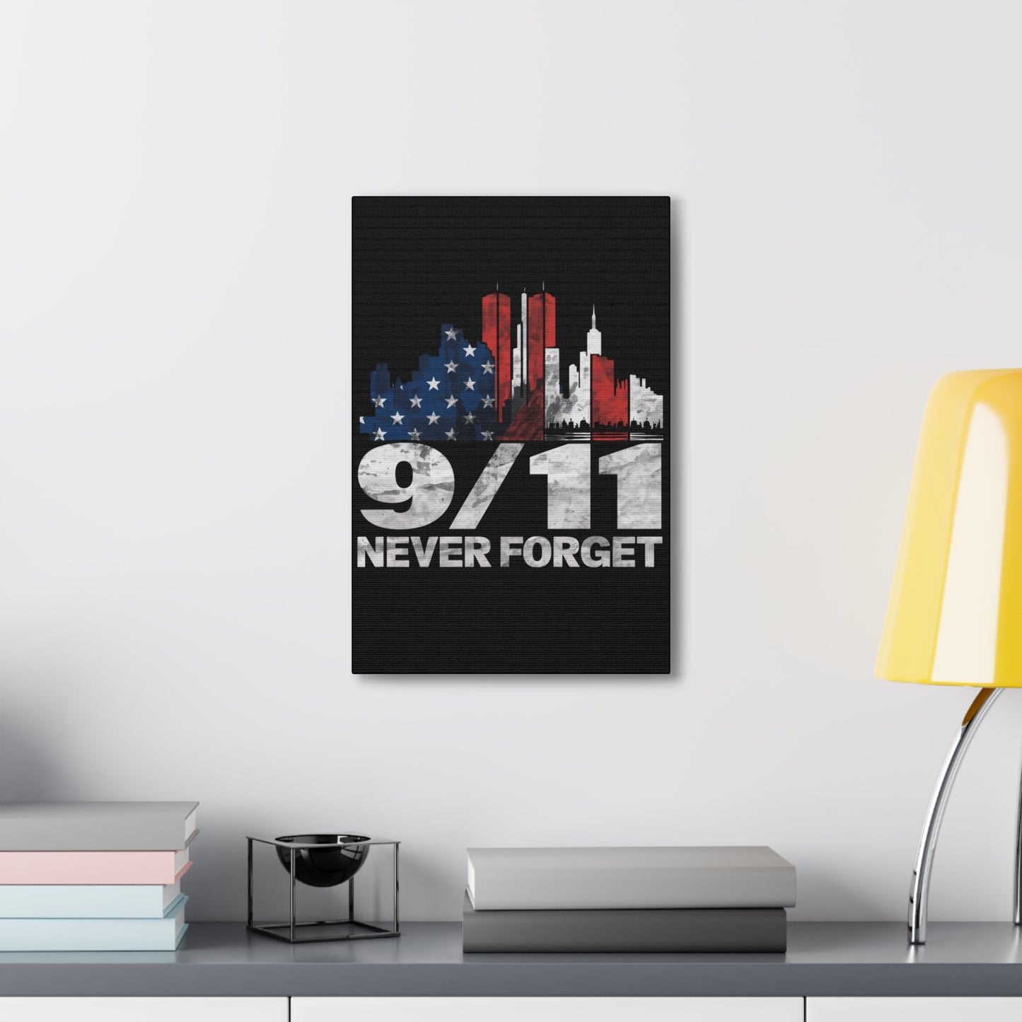 Never Forget 9/11: Canvas Wall Art