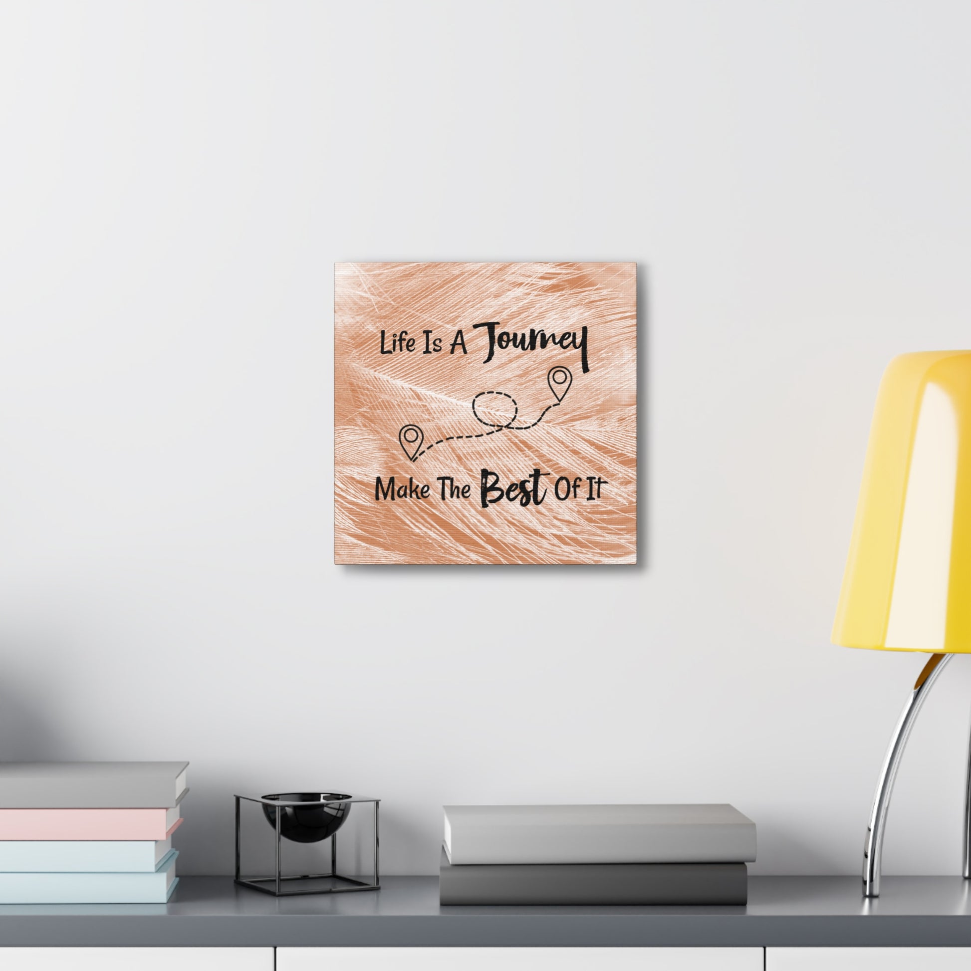 "Life Is A Journey, Make The Best Of It" Wall Art - Weave Got Gifts - Unique Gifts You Won’t Find Anywhere Else!