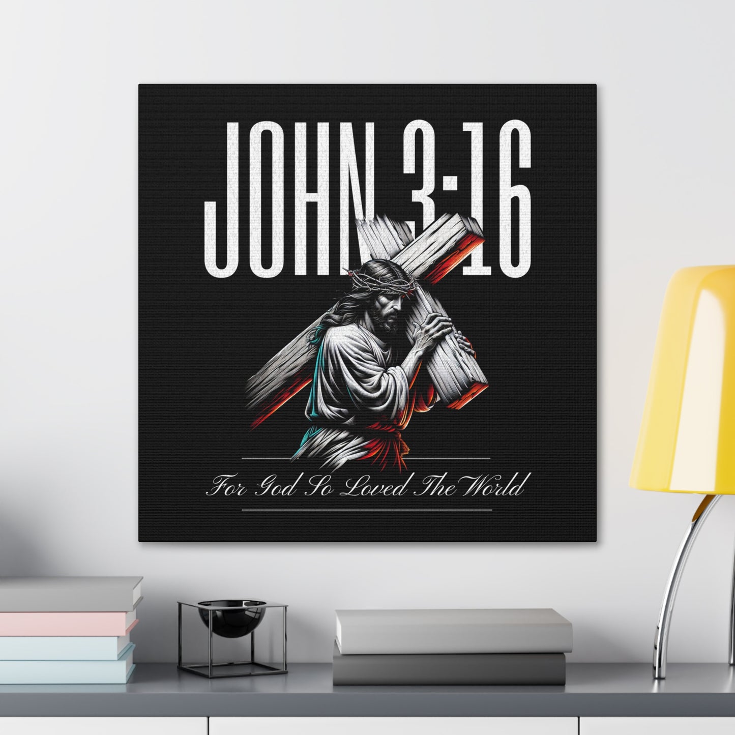 John 3:16 Canvas Wall Art