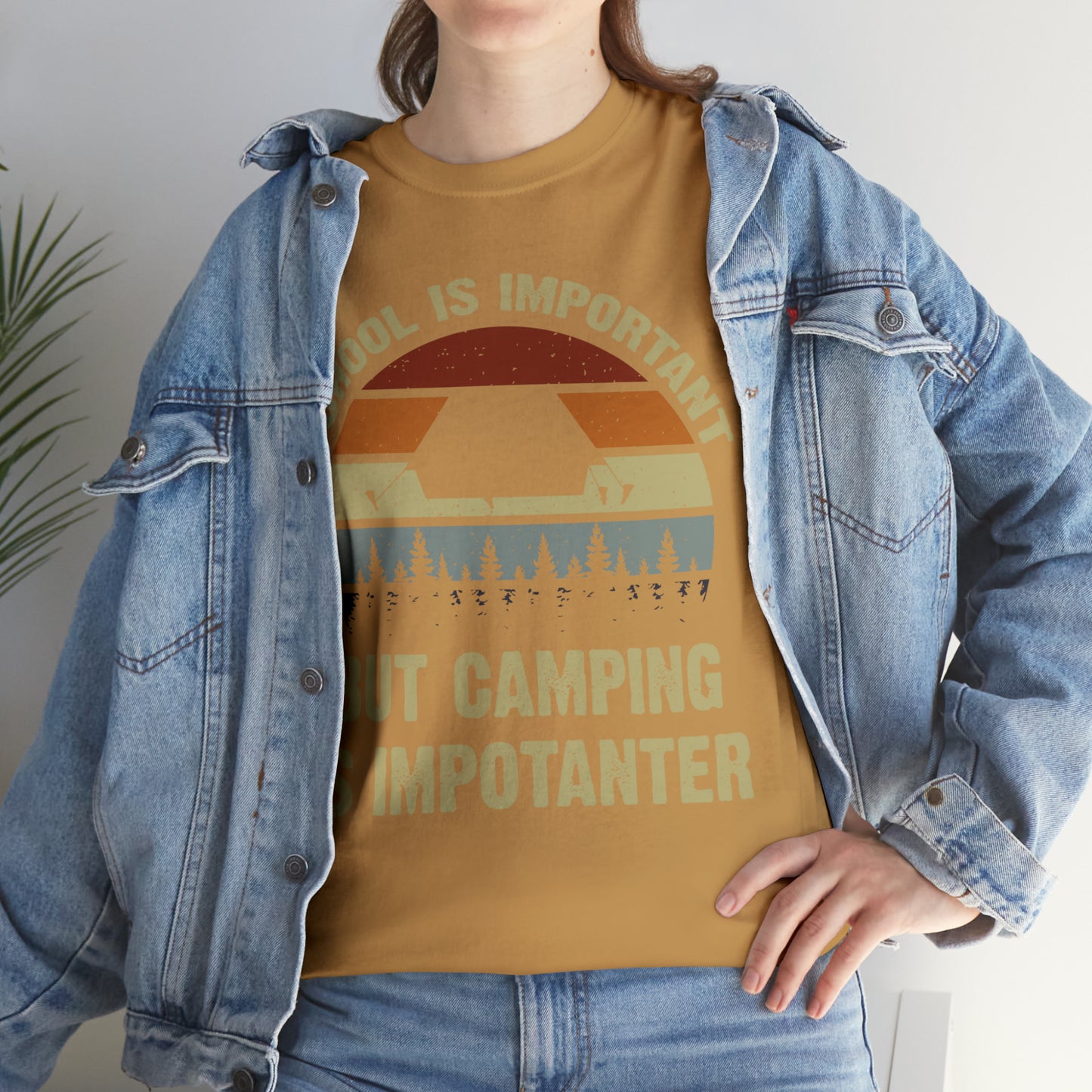 "Camping Is Importanter" T-Shirt - Weave Got Gifts - Unique Gifts You Won’t Find Anywhere Else!