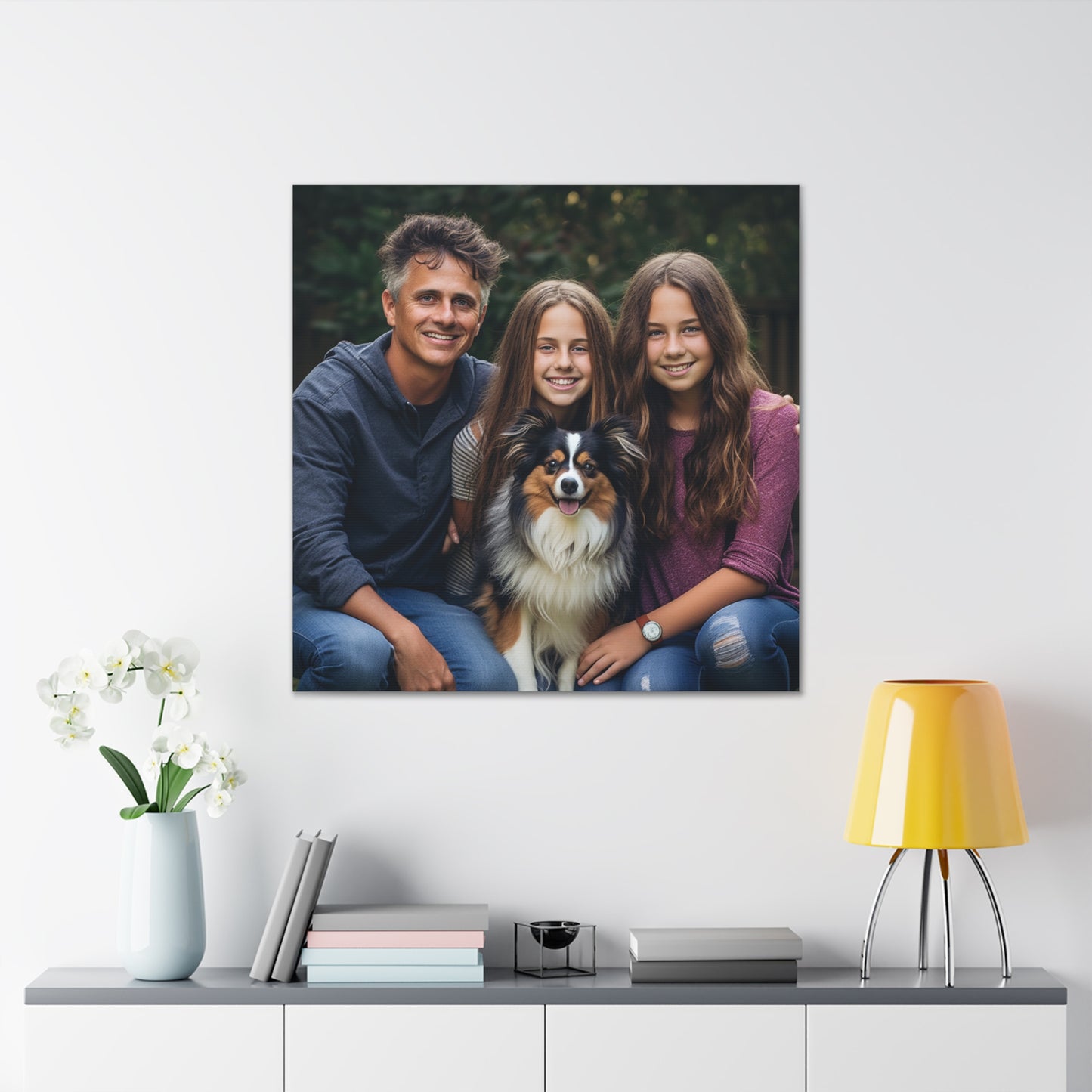 "Family Photo" Custom Wall Art - Weave Got Gifts - Unique Gifts You Won’t Find Anywhere Else!