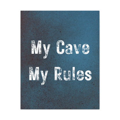 Rustic wall art for man caves with motivational quote
