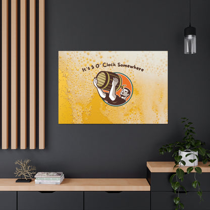 "It's 5 O' Clock Somewhere" Wall Art - Weave Got Gifts - Unique Gifts You Won’t Find Anywhere Else!