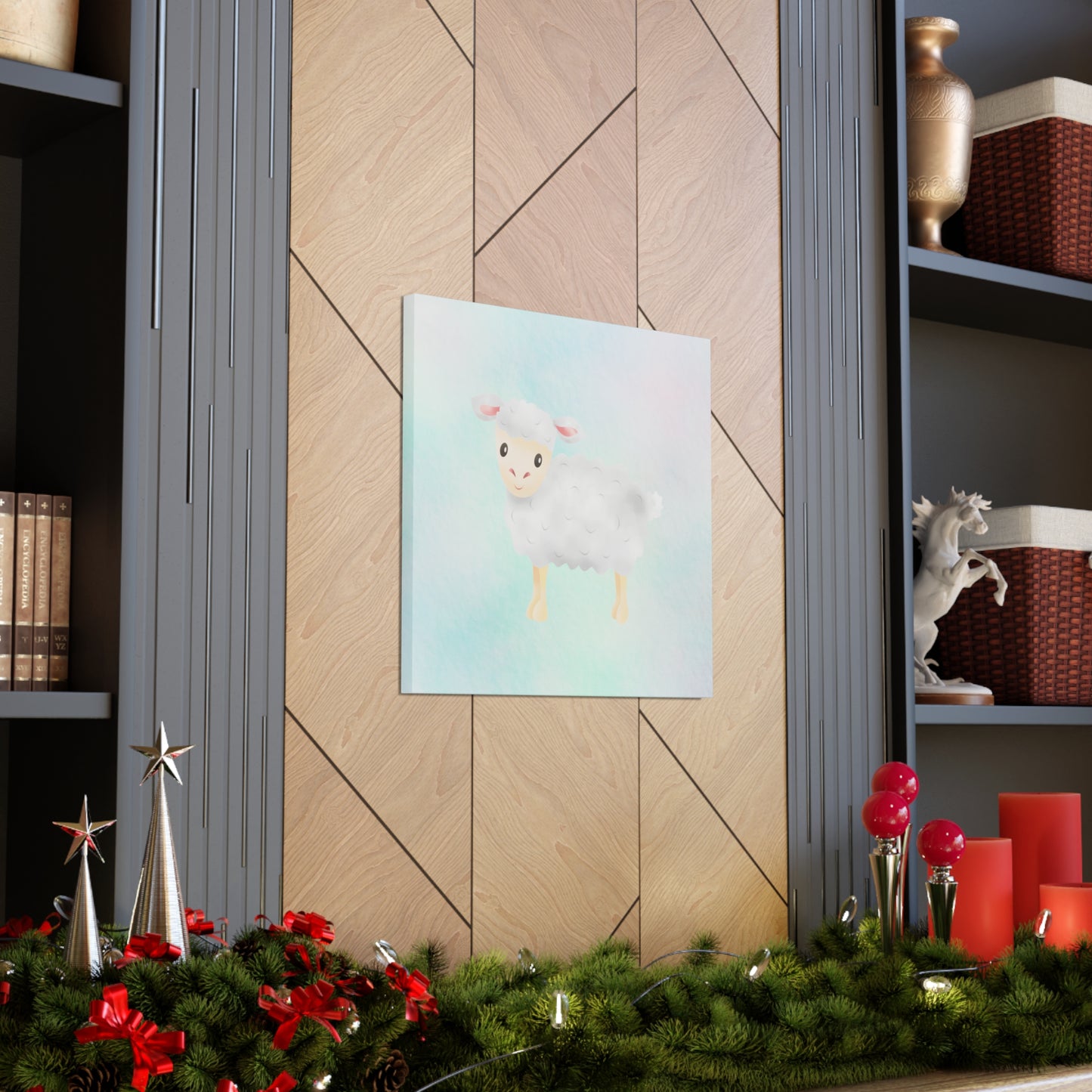 "Baby Lamb" Wall Art - Weave Got Gifts - Unique Gifts You Won’t Find Anywhere Else!