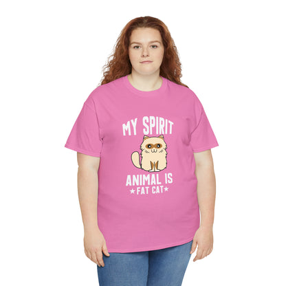 "Fat Cat Spirit Animal" T-Shirt - Weave Got Gifts - Unique Gifts You Won’t Find Anywhere Else!