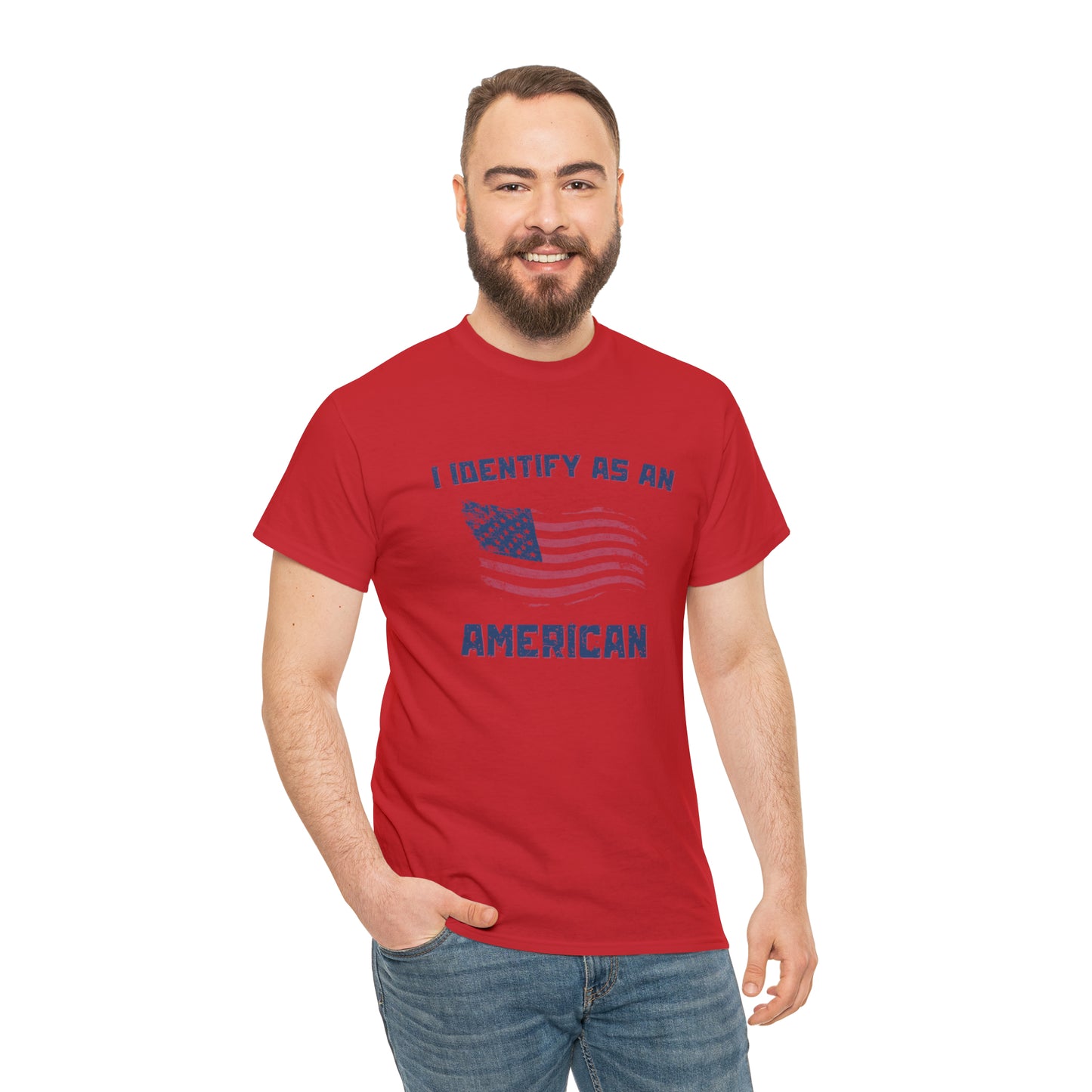 "I Identify As An American" T-Shirt - Weave Got Gifts - Unique Gifts You Won’t Find Anywhere Else!