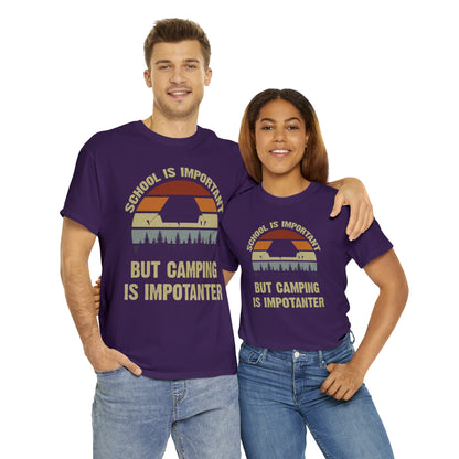 "Camping Is Importanter" T-Shirt - Weave Got Gifts - Unique Gifts You Won’t Find Anywhere Else!