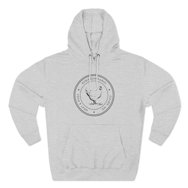 Custom "Chicken Farm Logo" Hoodie - Weave Got Gifts - Unique Gifts You Won’t Find Anywhere Else!