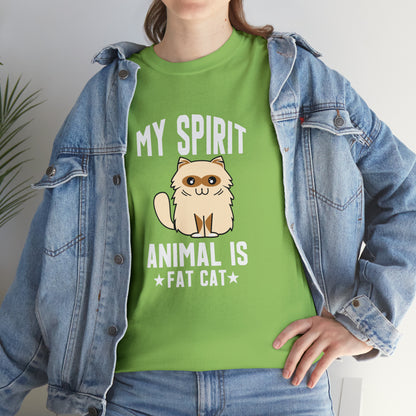 "Fat Cat Spirit Animal" T-Shirt - Weave Got Gifts - Unique Gifts You Won’t Find Anywhere Else!