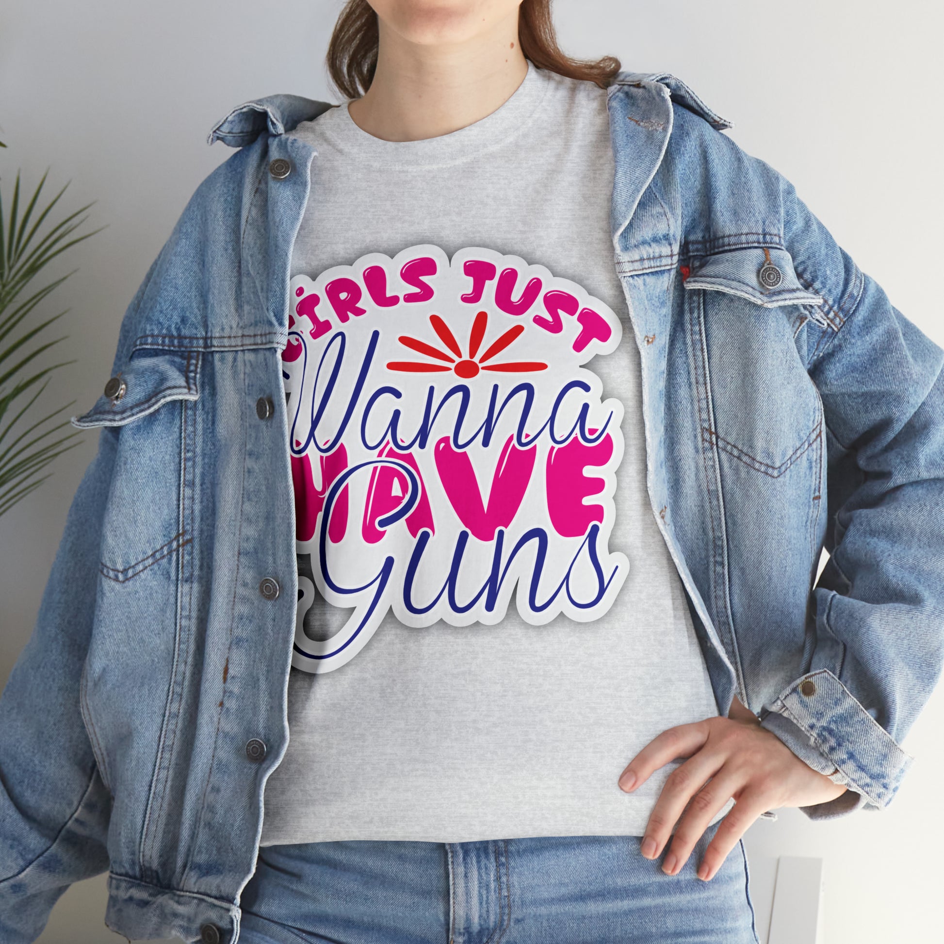 "Girl Just Wanna Have Guns" T-Shirt - Weave Got Gifts - Unique Gifts You Won’t Find Anywhere Else!