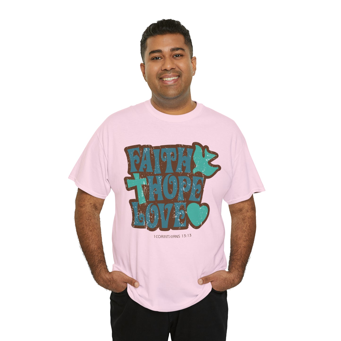 "Faith, Hope, Love" T-Shirt - Weave Got Gifts - Unique Gifts You Won’t Find Anywhere Else!