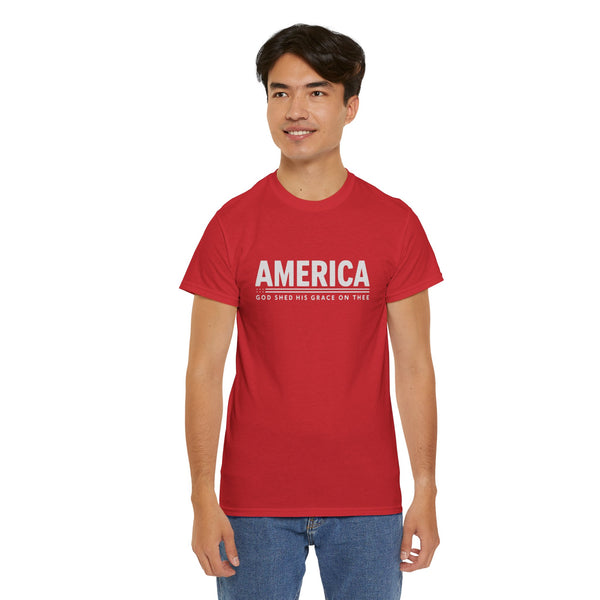 American - God Shed His Grace On Thee: T-Shirt