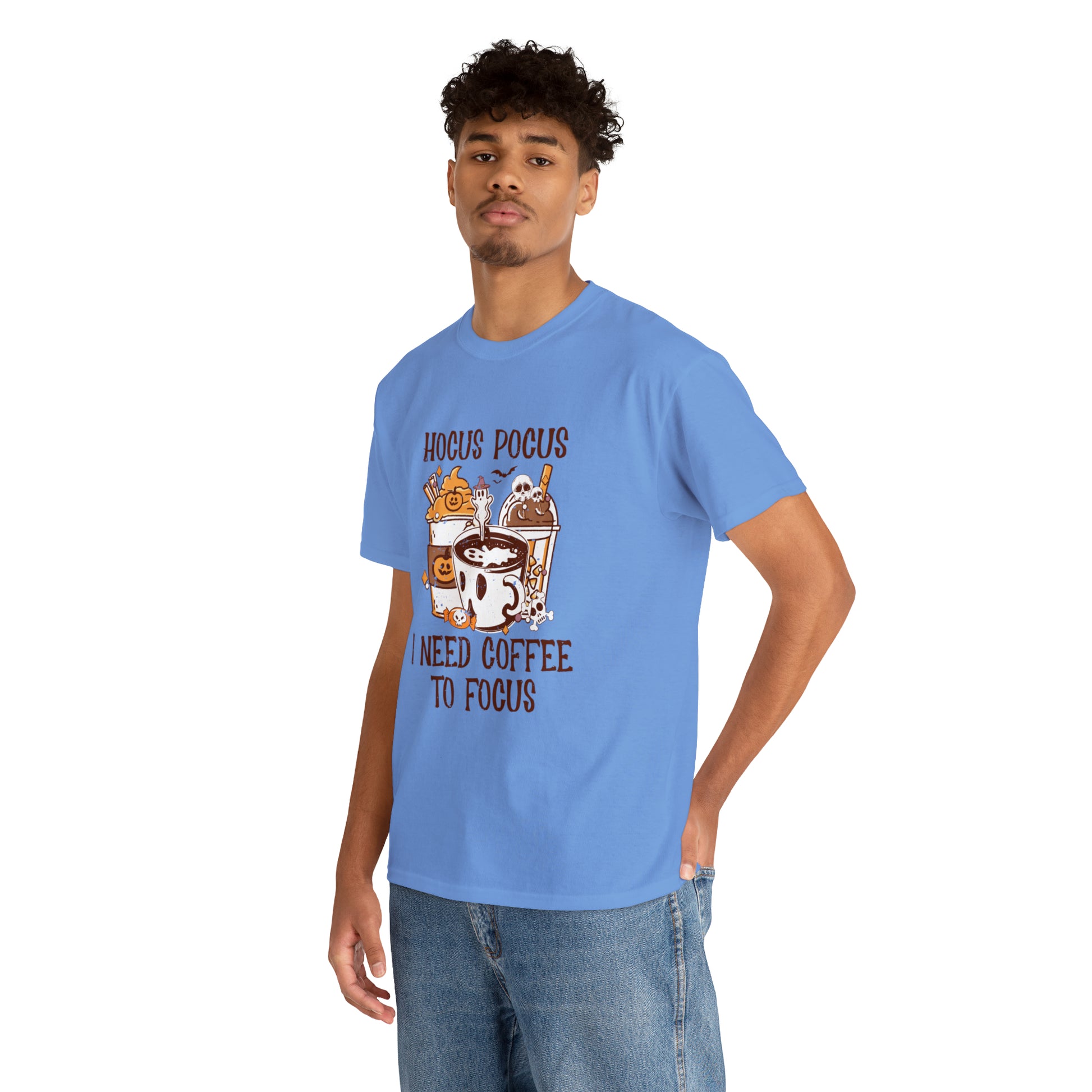 "Hocus Pocus, I Need Coffee To Focus" T-Shirt - Weave Got Gifts - Unique Gifts You Won’t Find Anywhere Else!