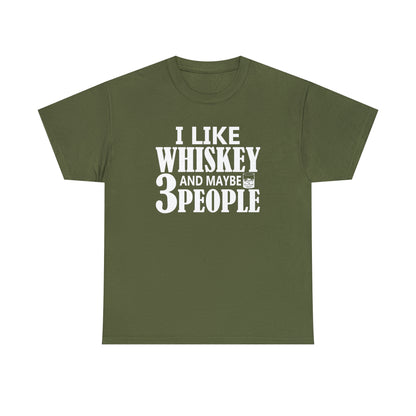 Whiskey-themed tee with a fun message, ideal for social gatherings.