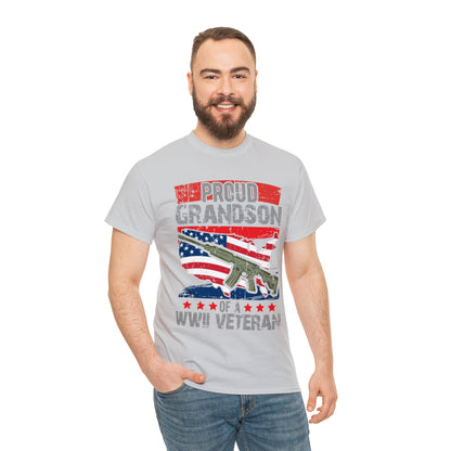 "Grandson Of WW2 Veteran" T-Shirt - Weave Got Gifts - Unique Gifts You Won’t Find Anywhere Else!