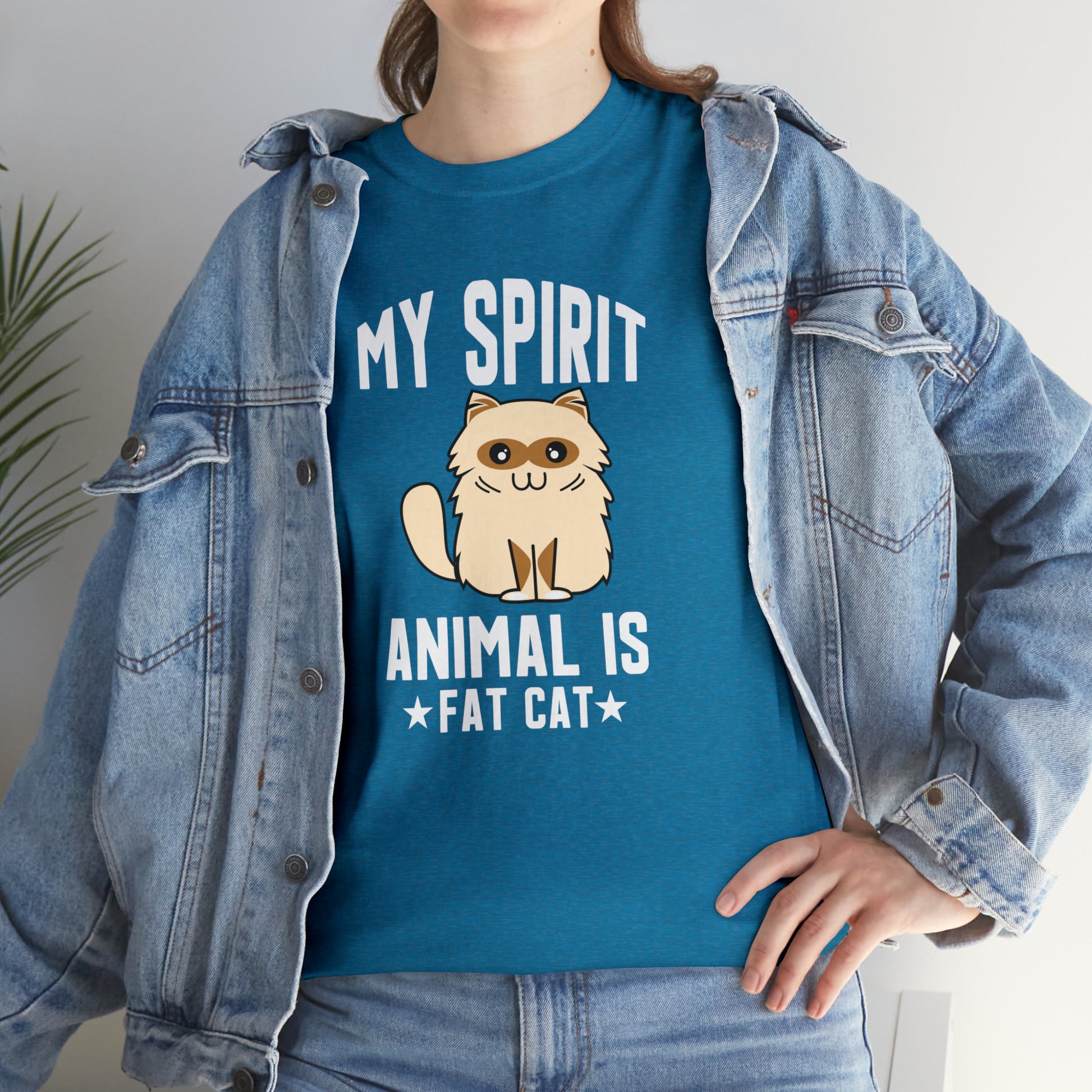 "Fat Cat Spirit Animal" T-Shirt - Weave Got Gifts - Unique Gifts You Won’t Find Anywhere Else!