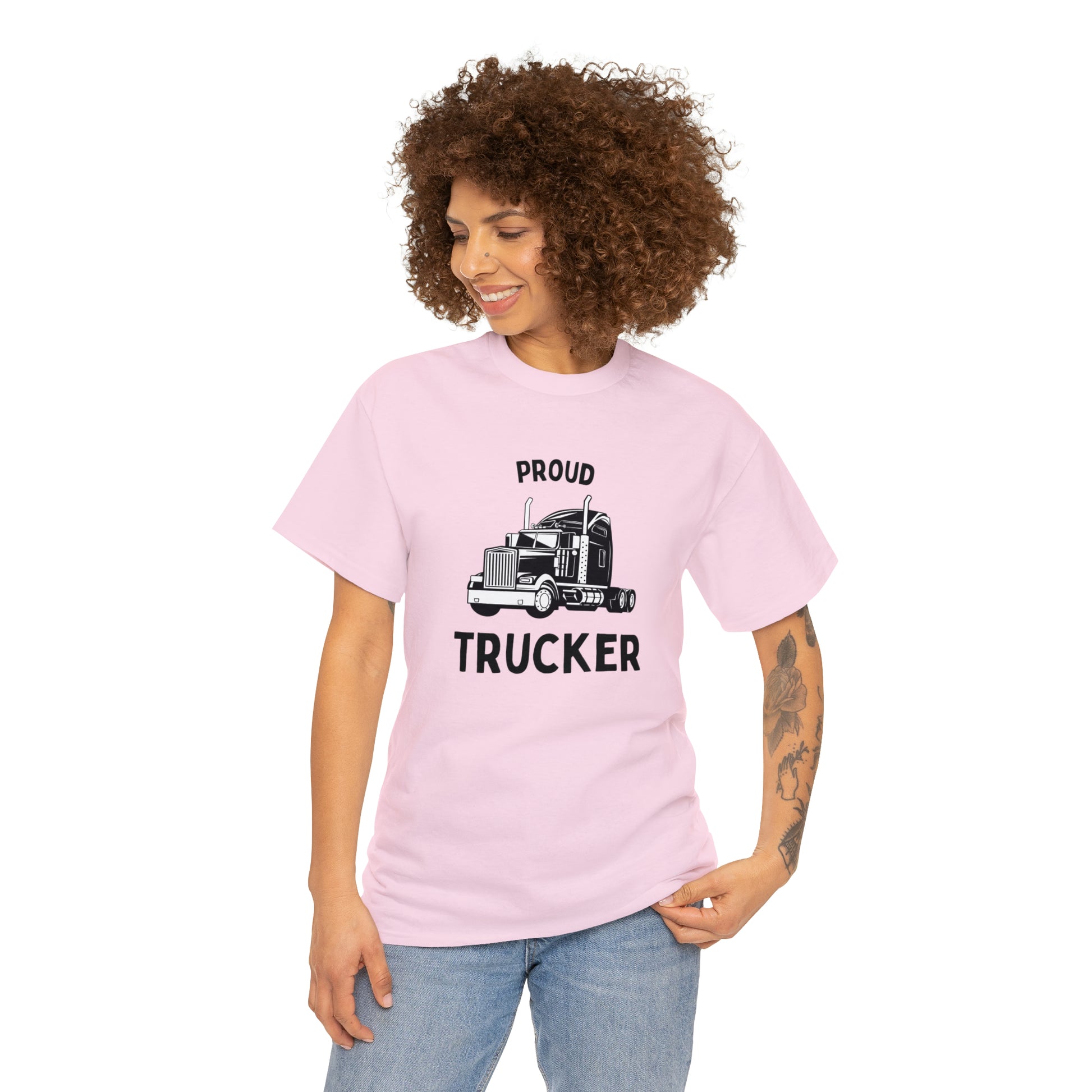 "Proud Trucker" T-Shirt - Weave Got Gifts - Unique Gifts You Won’t Find Anywhere Else!