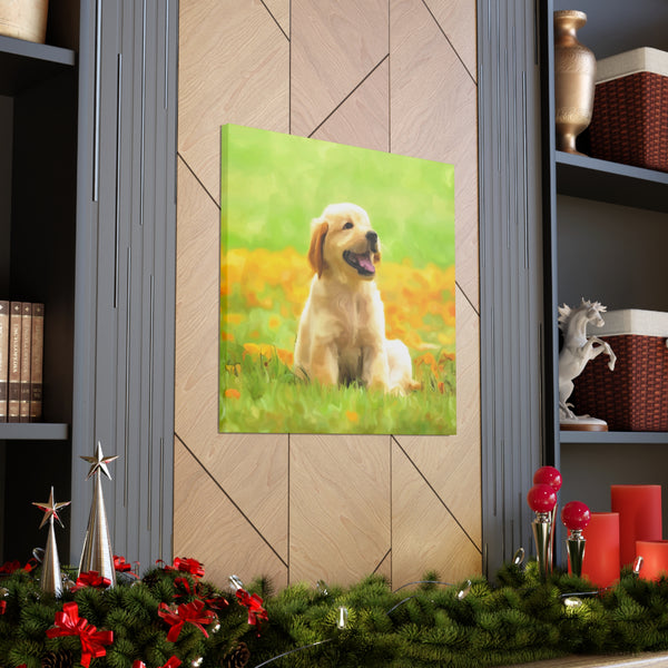 "Dog Painting Photo" Custom Wall Art - Weave Got Gifts - Unique Gifts You Won’t Find Anywhere Else!