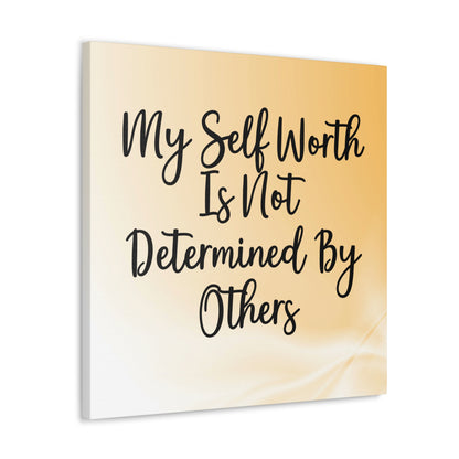 "My Self Worth Is Not Determined By Others" Wall Art - Weave Got Gifts - Unique Gifts You Won’t Find Anywhere Else!