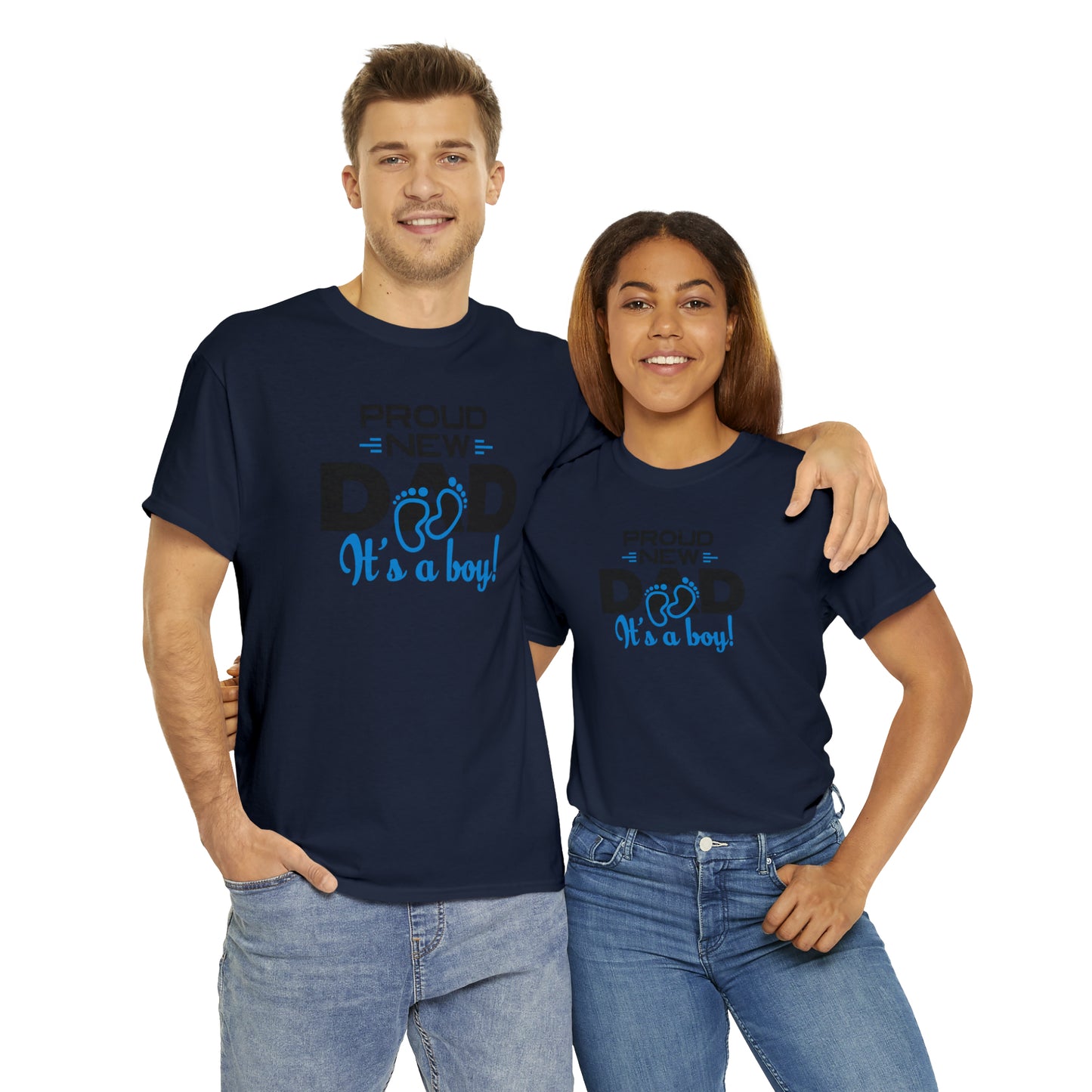 "New Boy Dad" T-Shirt - Weave Got Gifts - Unique Gifts You Won’t Find Anywhere Else!