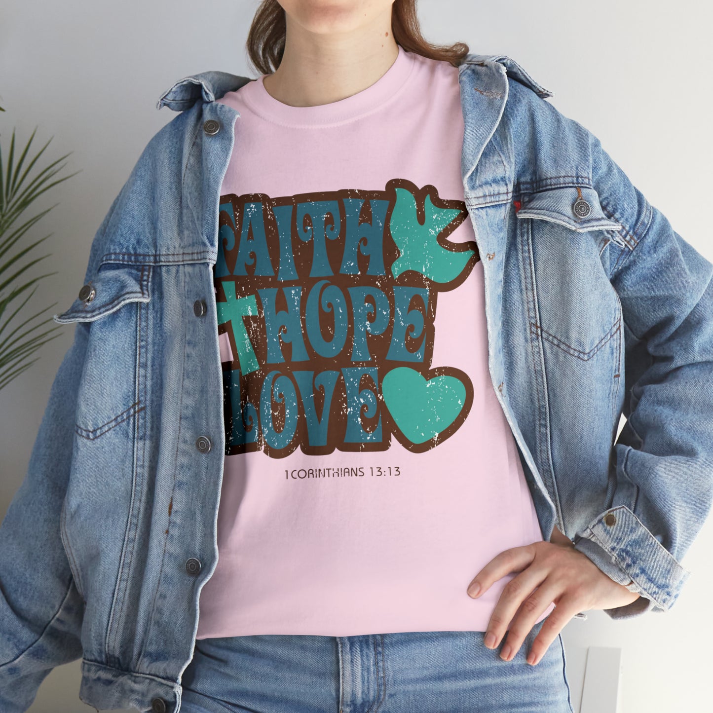 "Faith, Hope, Love" T-Shirt - Weave Got Gifts - Unique Gifts You Won’t Find Anywhere Else!