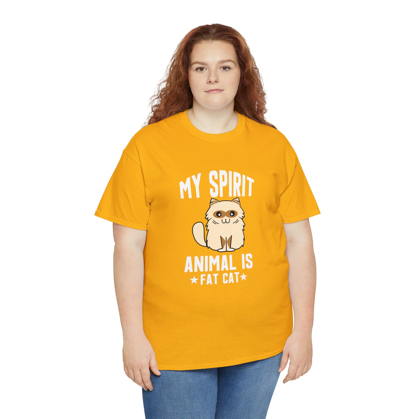 "Fat Cat Spirit Animal" T-Shirt - Weave Got Gifts - Unique Gifts You Won’t Find Anywhere Else!