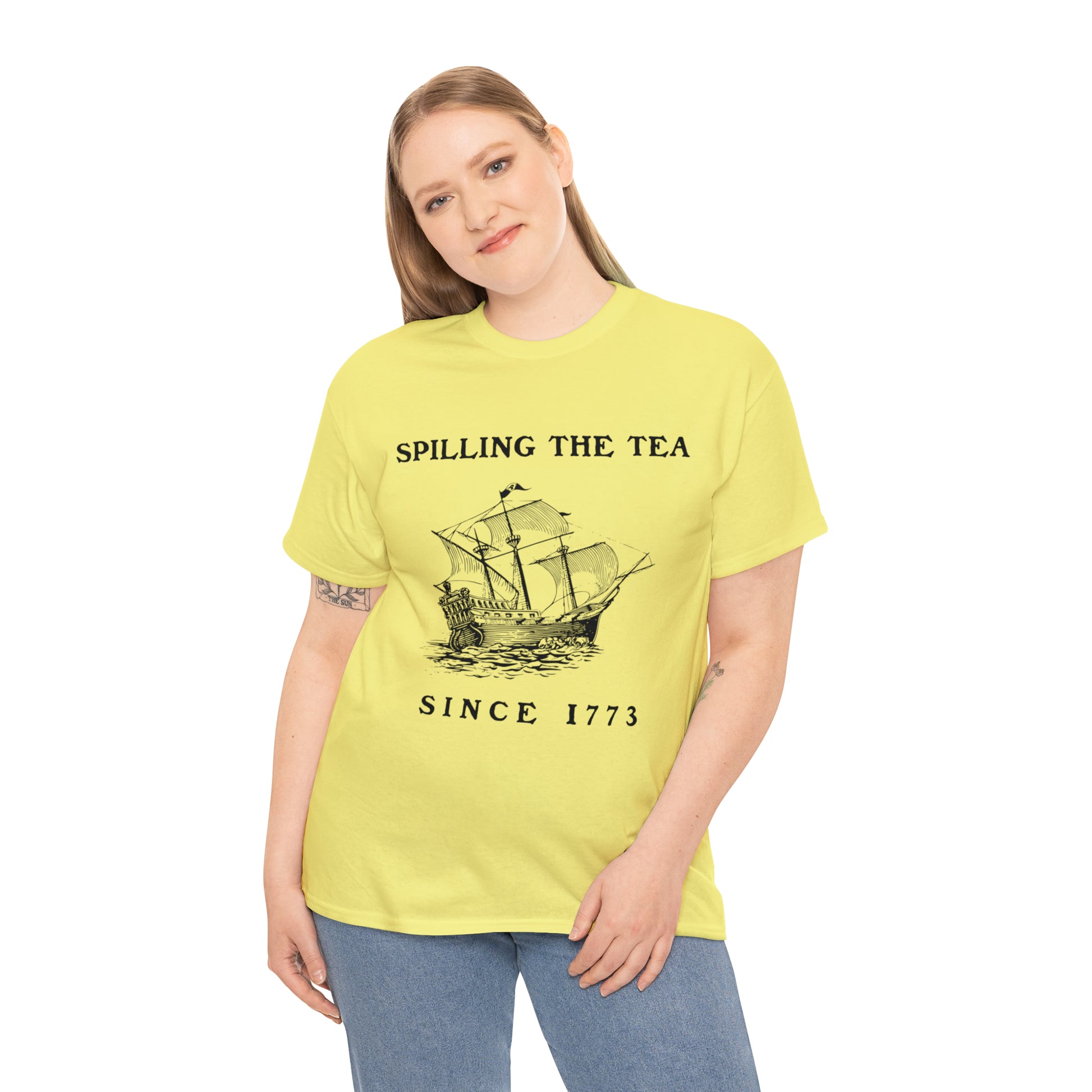 "Spilling The Tea, Since 1773" T-Shirt - Weave Got Gifts - Unique Gifts You Won’t Find Anywhere Else!