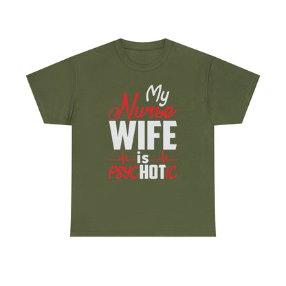 Cheeky nurse wife shirt with humor
