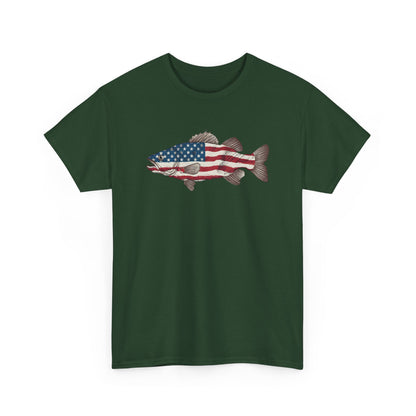 American Flag Fishing T-Shirt