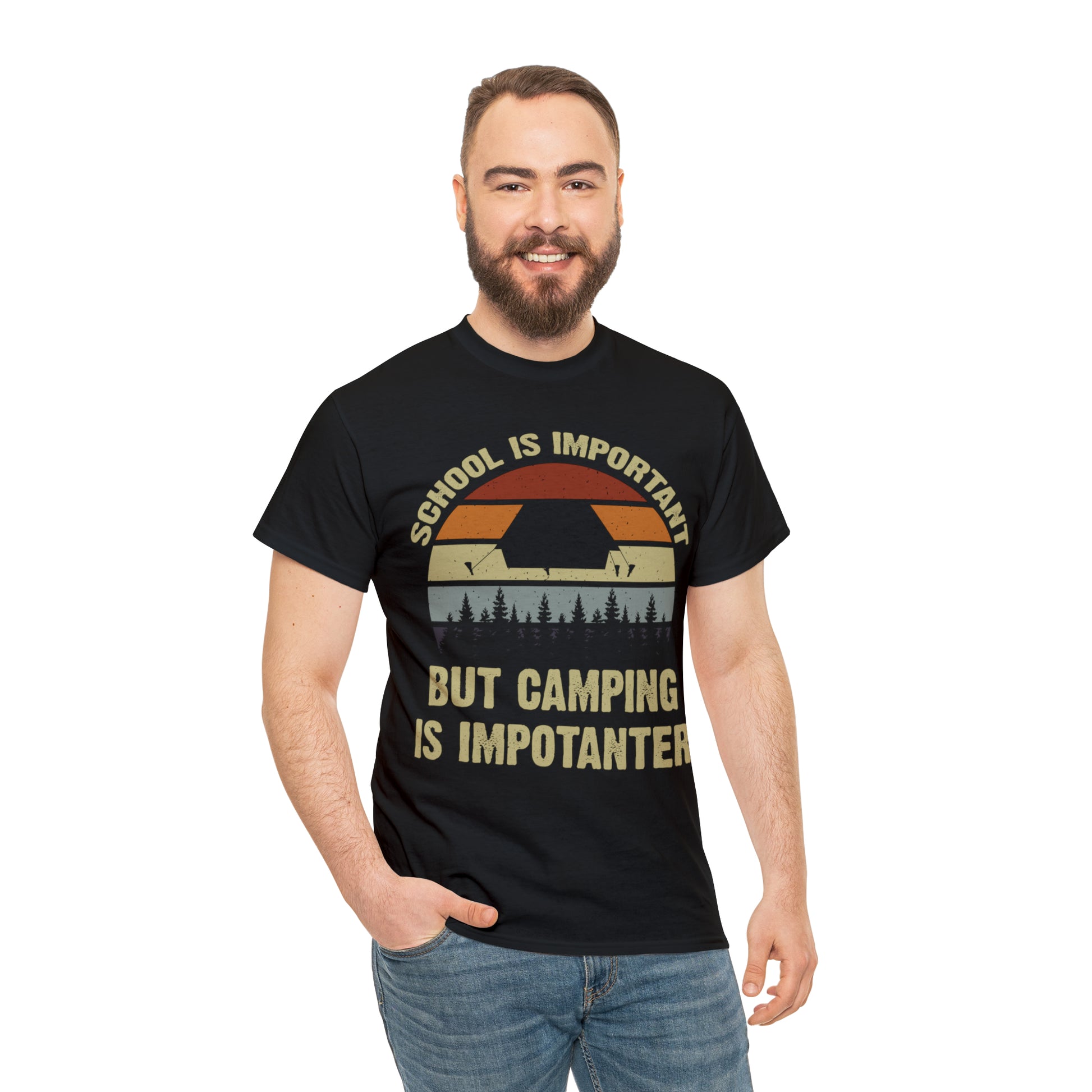 "Camping Is Importanter" T-Shirt - Weave Got Gifts - Unique Gifts You Won’t Find Anywhere Else!