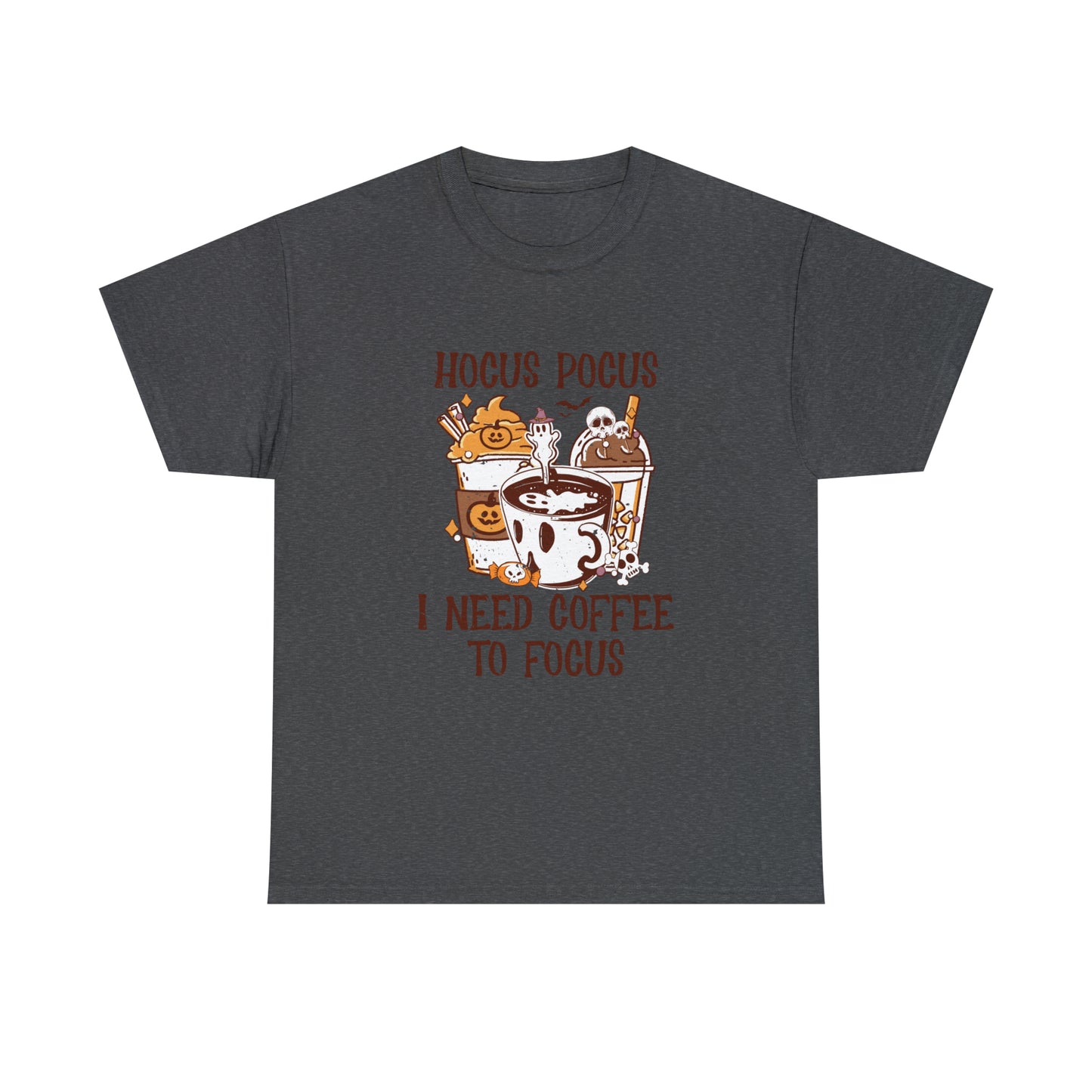 "Hocus Pocus, I Need Coffee To Focus" T-Shirt - Weave Got Gifts - Unique Gifts You Won’t Find Anywhere Else!