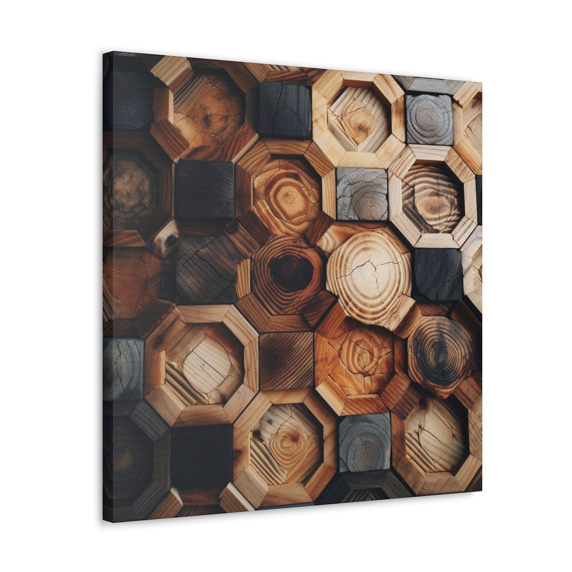 "Geometric Wood" Wall Art - Weave Got Gifts - Unique Gifts You Won’t Find Anywhere Else!